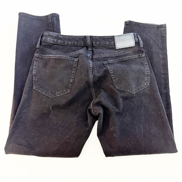 Bonobos Black Straight Leg Denim Jean Pants Stretch Waistband Size 32 x 33 - Picture 5 of 7